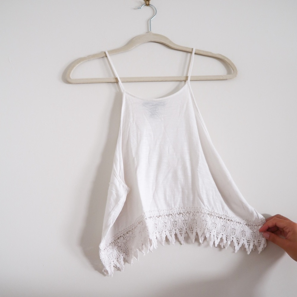 White tank top